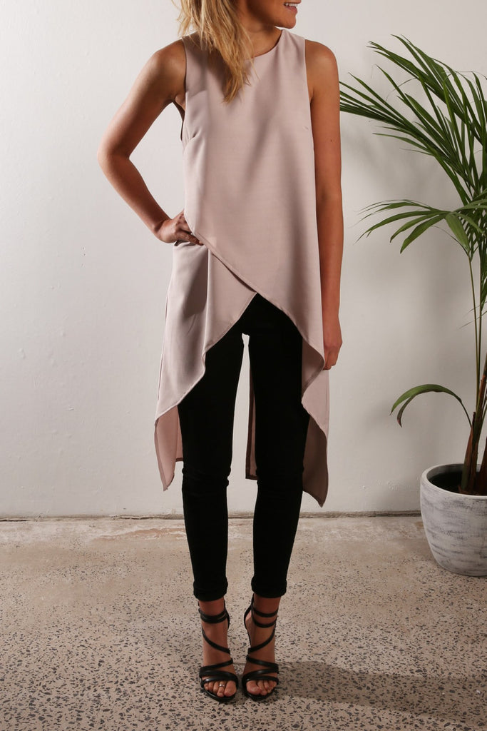 Sleeveless Wrap Top, Tops, Blouses, Kanndie