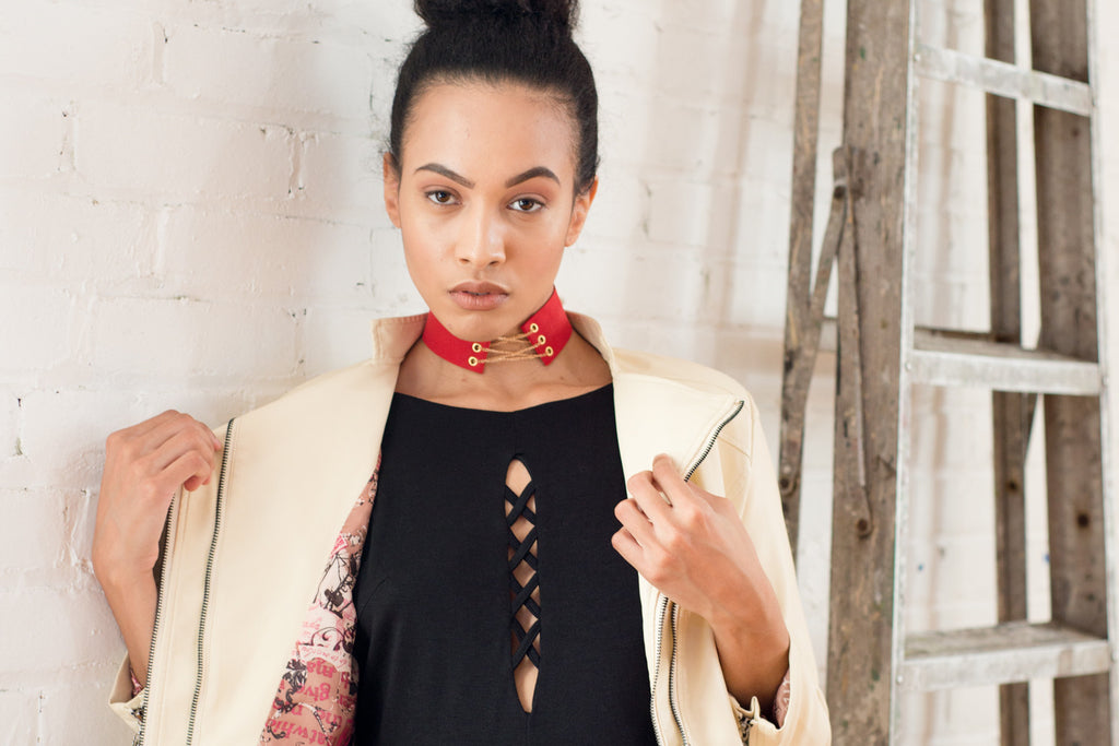 Spring Short Leather Jacket