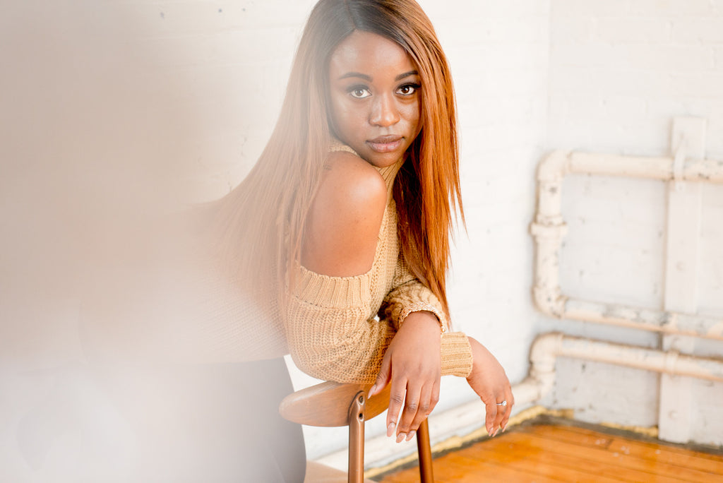 Off The Shoulder Solid Sweater