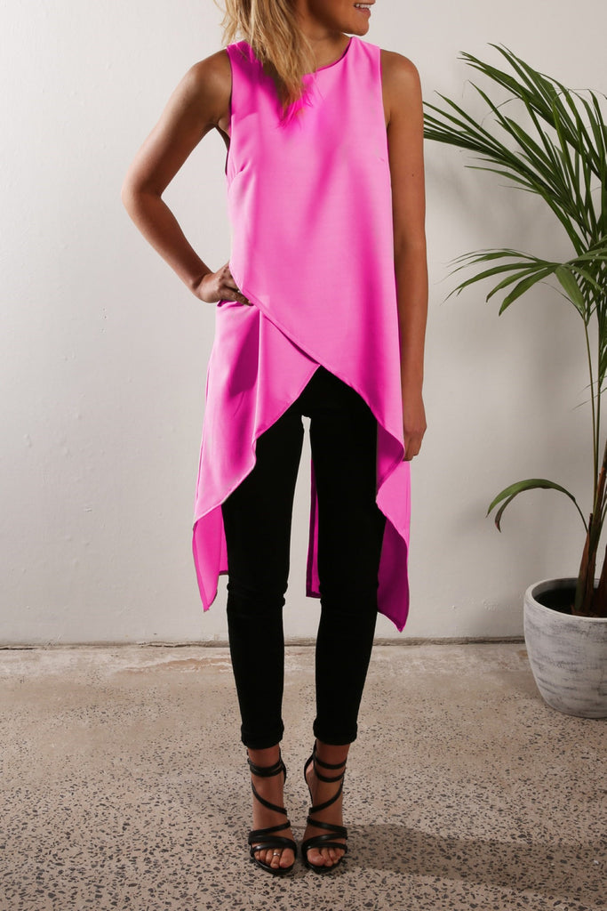 Sleeveless Wrap Top, Tops, Blouses, Kanndie