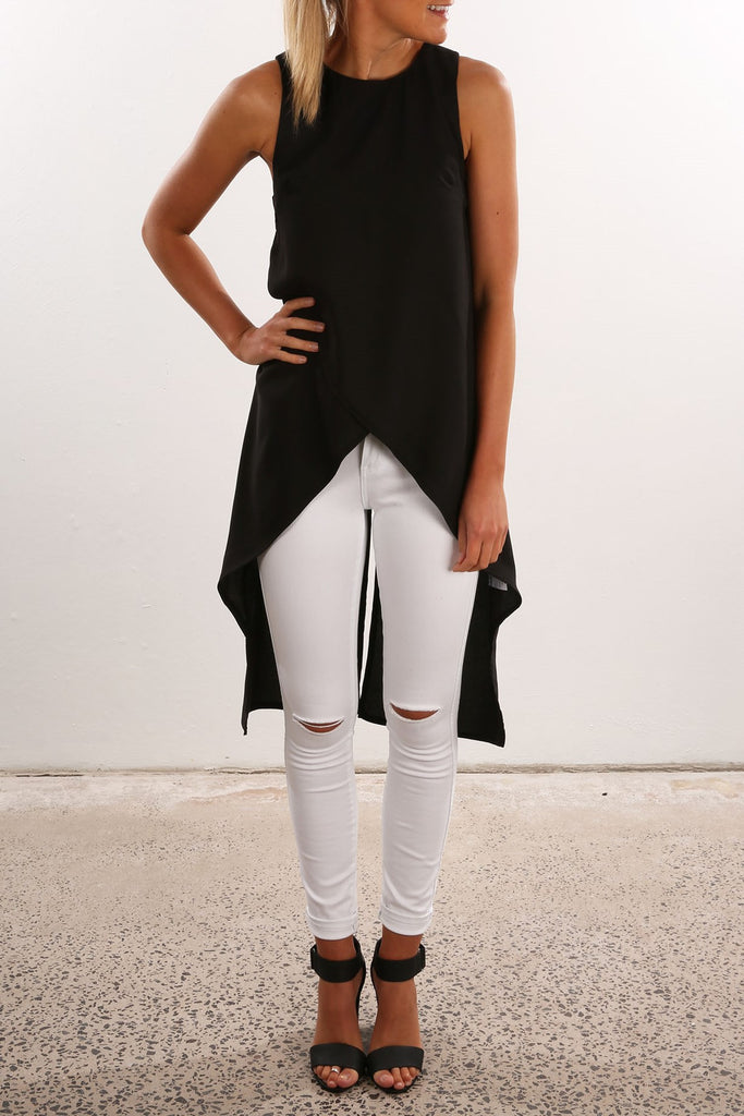 Sleeveless Wrap Top, Tops, Blouses, Kanndie