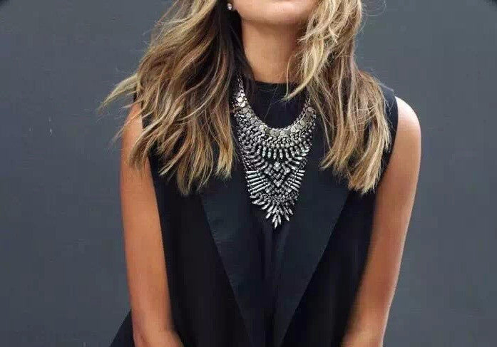 Handmade Multi Layer Coin Fib Style Necklace