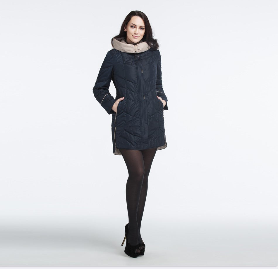plus size spring jackets-kanndie-Spring windbraker jacket