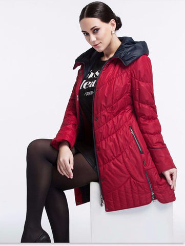 Thin Down Cotton Padded Coat