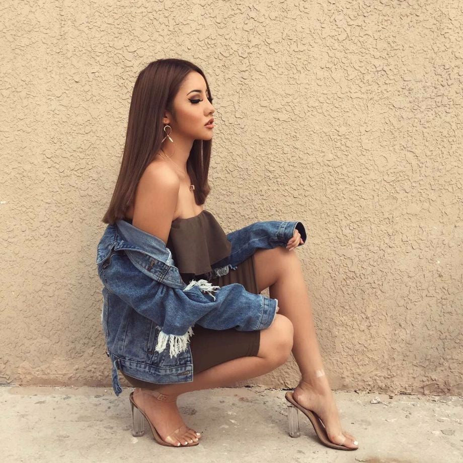 11cm-Summer-Women-Sandals-Block-High-Heel-Crystal-Clear-Transparent-Sandals-Buckle-Ankle-Straps-chunky_heels