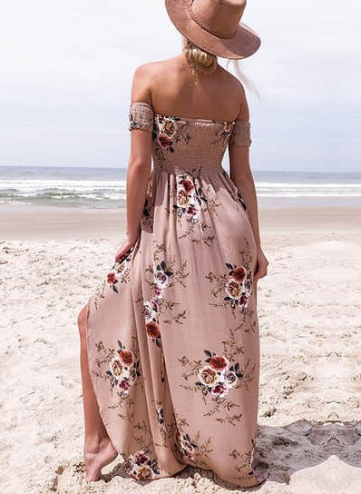 Off the shoulders summer dress