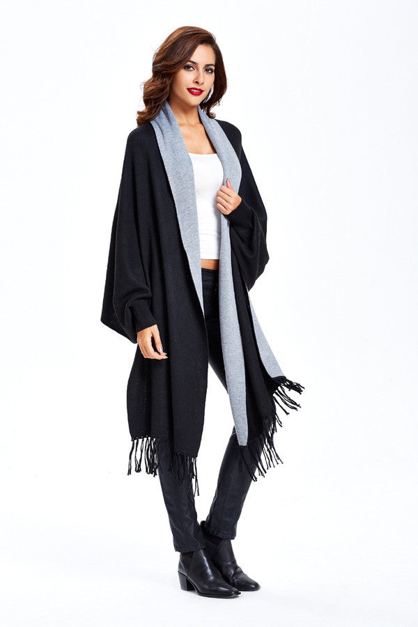 Fringe Long Sleeve Cardigan