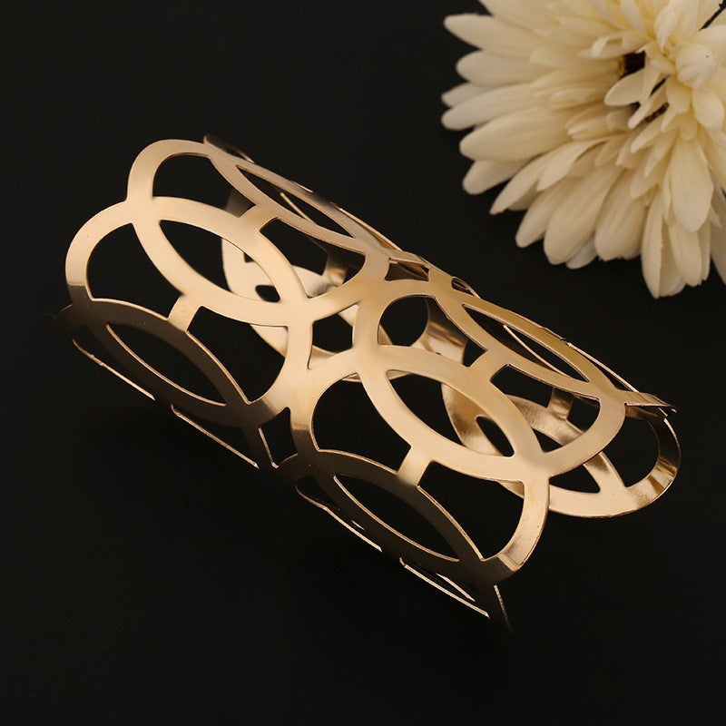 Gold-Color-Alloy-Punk-Rock-Cuff-Bracelets-Bangles-Fashion-Jewelry-2017-Designer