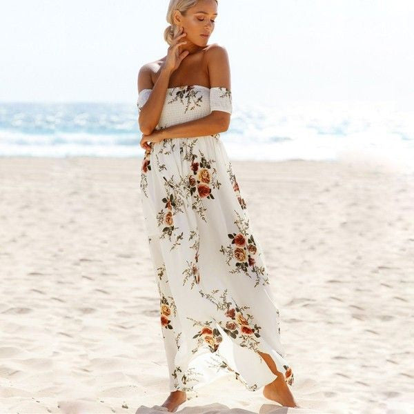 Off the shoulders summer dress