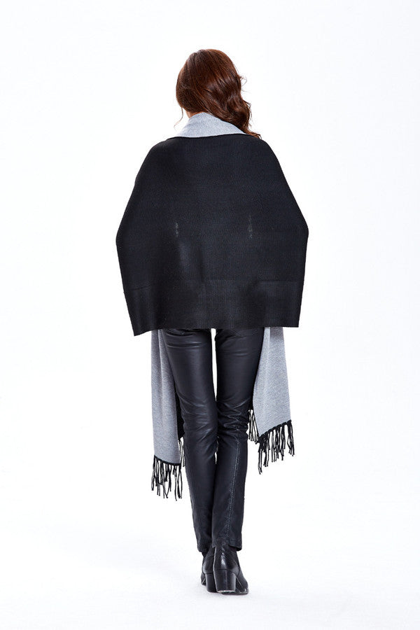 Fringe Long Sleeve Cardigan, Fringe long sleeve shrug, kanndie