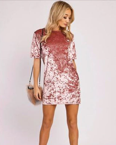 Yours Always Embroidered Lace Mini Dress