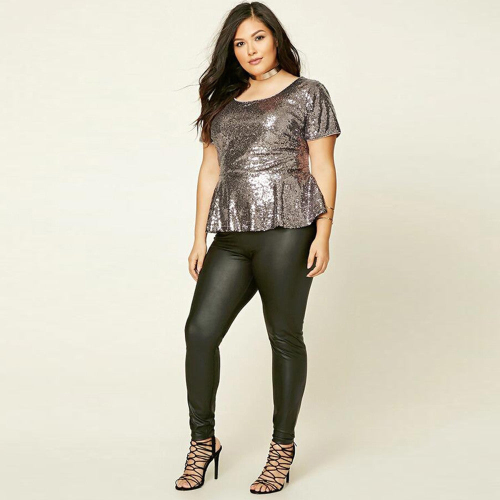 Sequin Peplum Top, plus size tops, sequin top, sequin top, kanndie