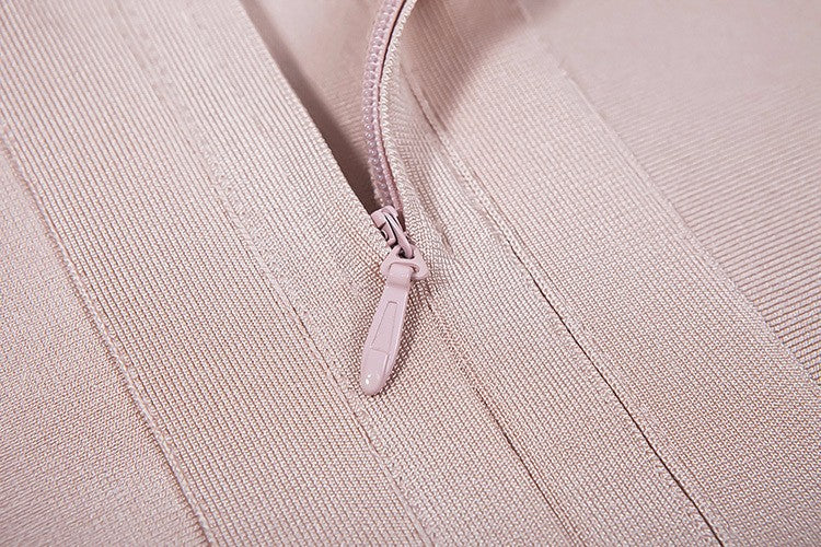 Mesh Studded Bandage Dress