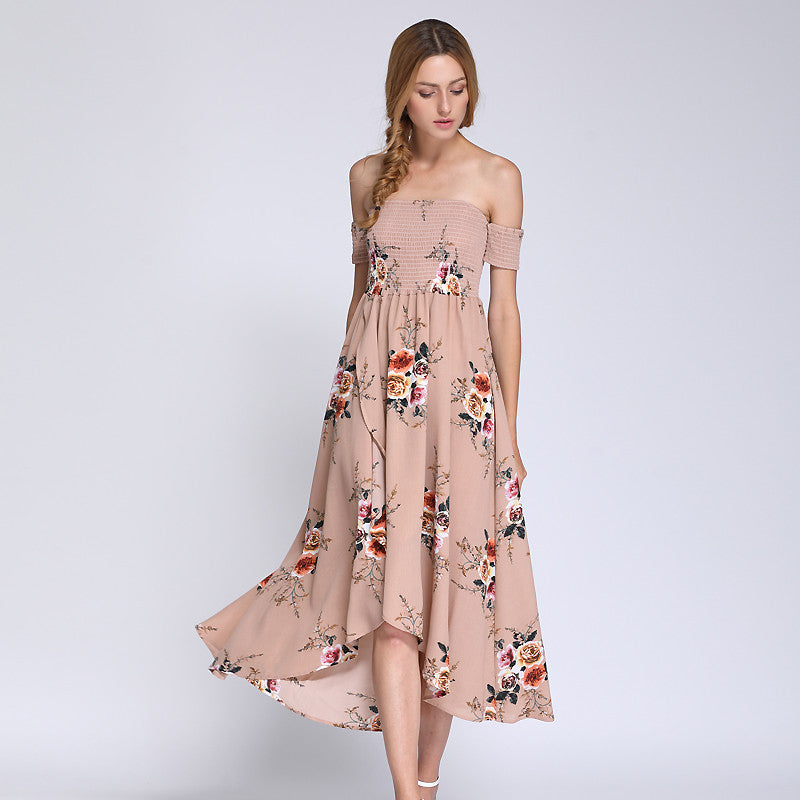 Off the shoulders summer dress
