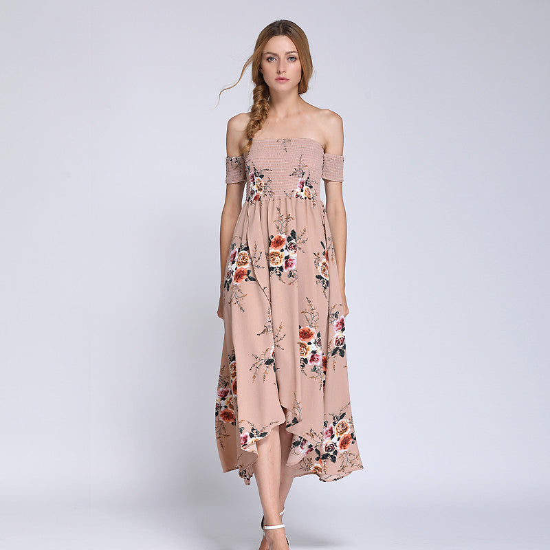 Off the shoulders summer dress