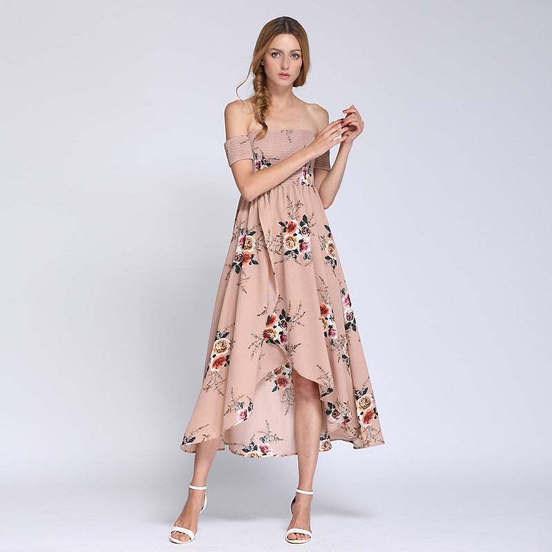 Off the shoulders summer dress