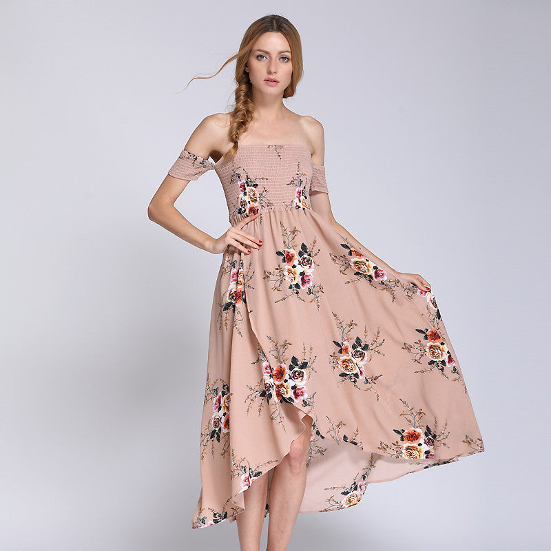 Off the shoulders summer dress