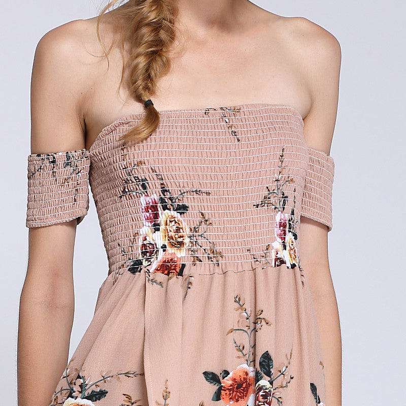 Off the shoulders summer dress