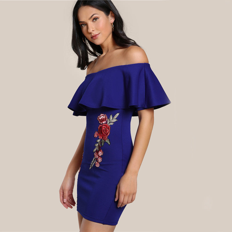 off-the-shoulder-bodycon-dress-ruffle-dress-summer-dress-kanndie