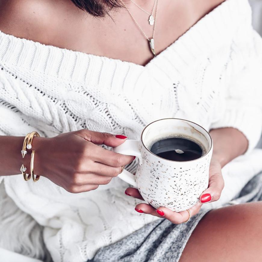 V-Neck Knitted Sweater