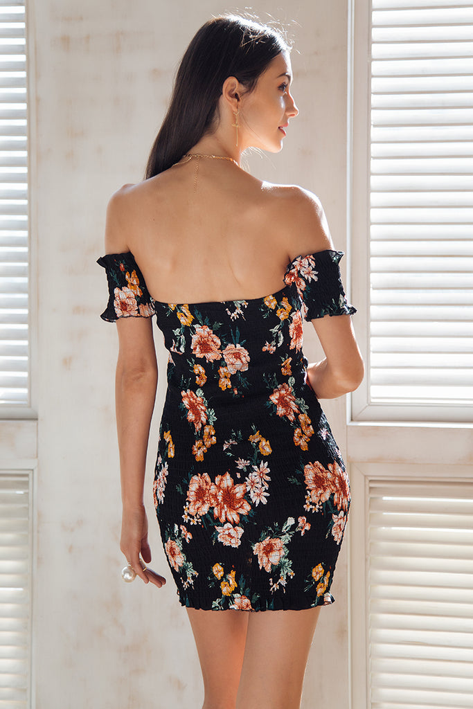 off-the-shoulder-dress-mini-dress-flower-print-dress-open-shoulder-dress-summer-dress-spring-dress-little-black-dress-date-night-dress