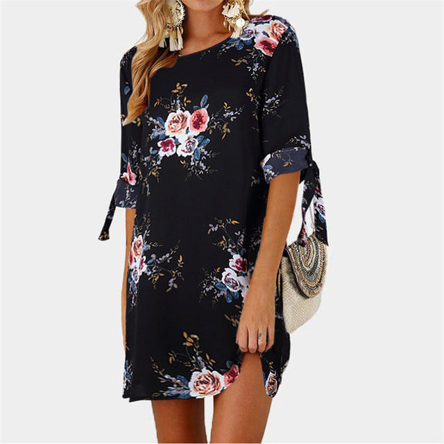 Floral-shift-dress-summer-dress-floral-dress-kanndie