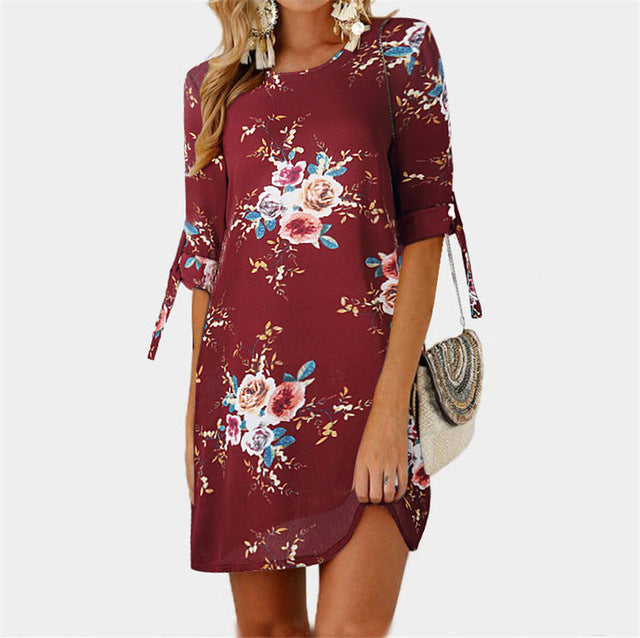 Floral-shift-dress-summer-dress-floral-dress-kanndie
