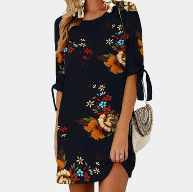 Floral-shift-dress-summer-dress-floral-dress-kanndie
