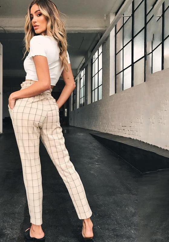 high_waist_frill_belted_plaid_pants_kanndie