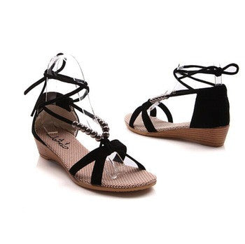 Low Heel Wedges Sandals