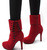 Red Ankle Boots