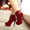 Sexy High Heels Platform Ankle Boots