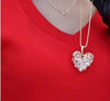 Chain-Hollow-Heart-Pendants-Necklaces-Gold-Silver-Plated-Crystal-Maple-Leaf