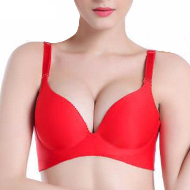 Bare The Push-Up Without Padding Bra 38D, Maroon Banner at  Women's  Clothing store