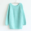 O-Neck Knitted Sweater, Sweater, Knit Sweater