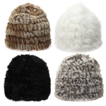 Faux Fur Trendy Hat