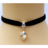 Vintage Style Heart Choker Necklace