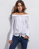 Off The Shoulder White Blouse