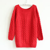O-Neck Knitted Sweater, Sweater, Knit Sweater