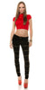 Skinny Style Zipper Detail Pants