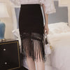 Tassel High Waist Skirt