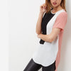 Loose Casual Patchwork Chiffon Blouse