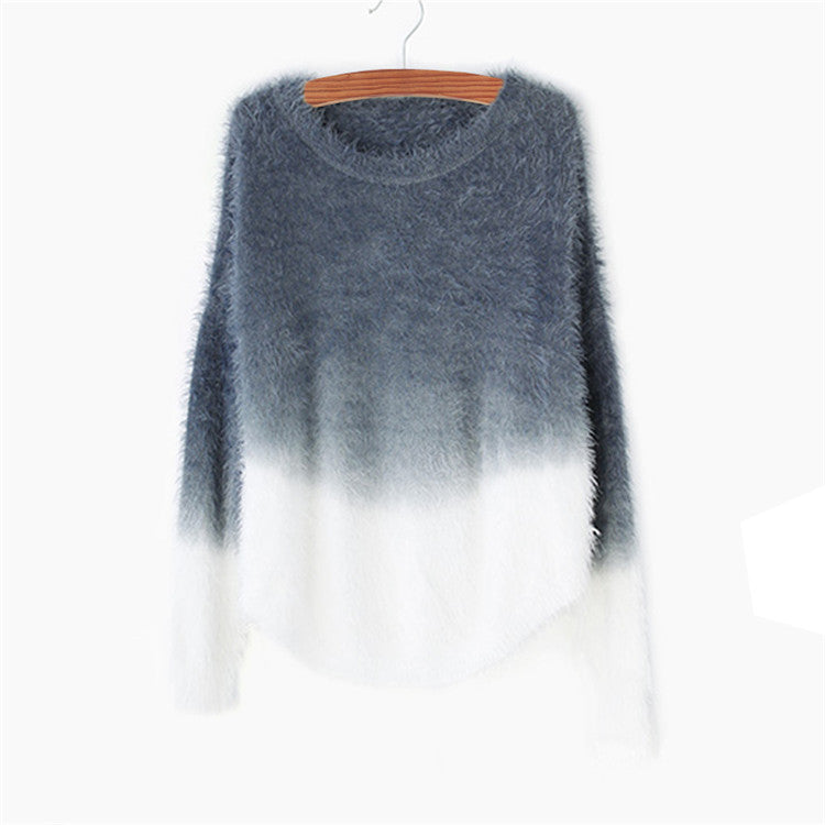 Ombre Sweater, Cashmere Sweater, Wool Sweater