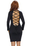 Backless lace up bodycon dress, Back lace up dress, Sexy Bodycon Dress, Date Night Dress