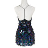 Low Cut Sequin Dress