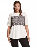 Lace Patchwork Tee