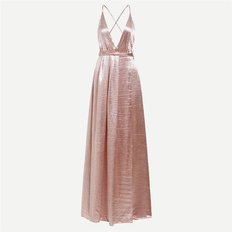 satin-dress-silk-dress-prom-dress-bridesmaid-dress-party-dress-pink-dress-sphagetti-straps-dress-maxi-dress