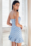 polka-dot-mini-dress-spring-dress-summer-dress-off-the-shoulder-strapless-dress-blue-dress