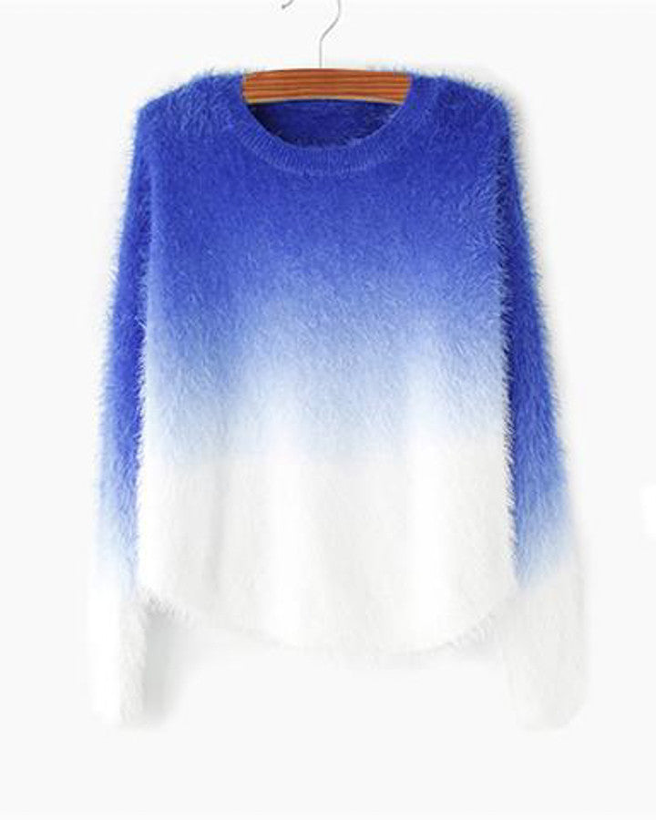Ombre Cashmere Wool Sweater, Ombre sweaters, Sweaters, Kanndie