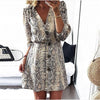 Snake Print Dress